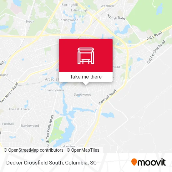 Decker Crossfield South map