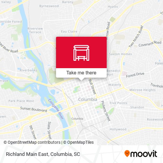 Richland Main East map