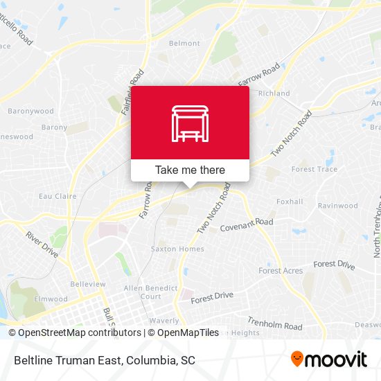 Mapa de Beltline Truman East