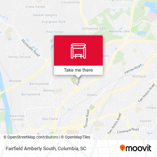 Mapa de Fairfield Amberly South