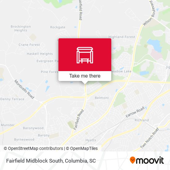 Mapa de Fairfield Midblock South