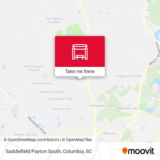 Mapa de Saddlefield Payton South