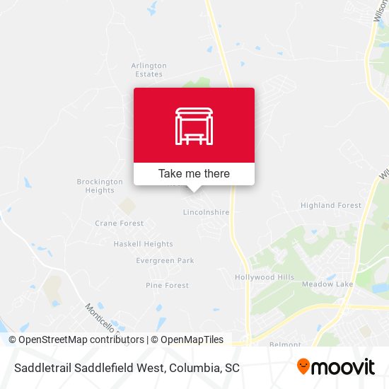 Saddletrail Saddlefield West map