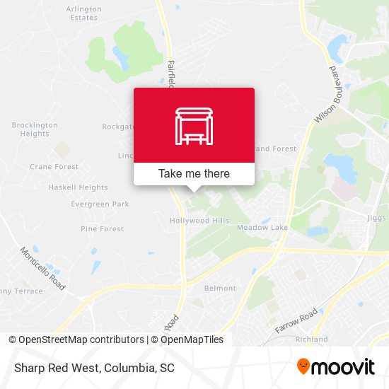 Mapa de Sharp Red West