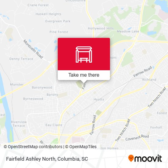Mapa de Fairfield Ashley North