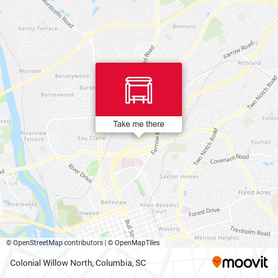 Colonial Willow North map