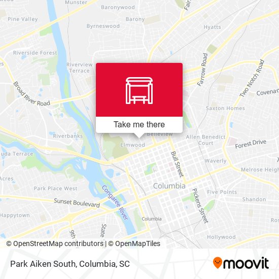 Mapa de Park Aiken South