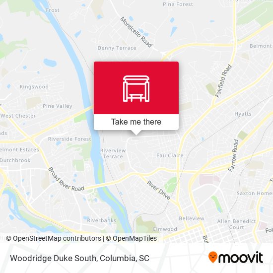 Woodridge Duke South map