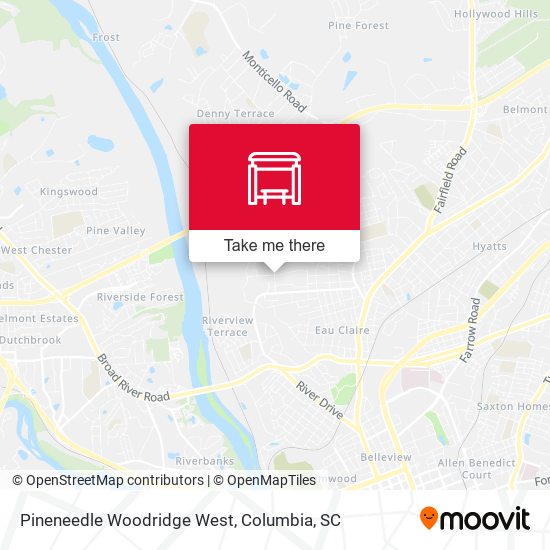 Pineneedle Woodridge West map
