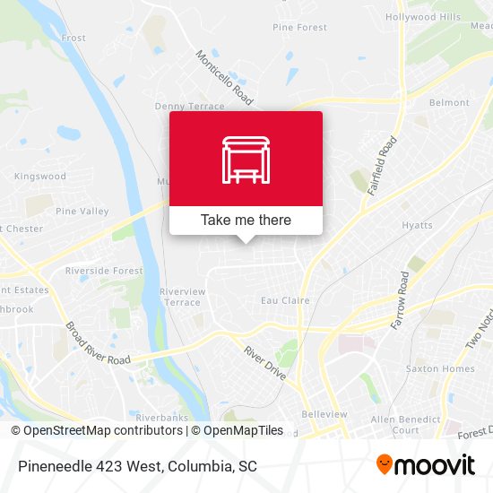 Mapa de Pineneedle 423 West