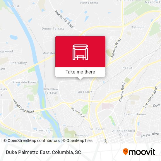 Mapa de Duke Palmetto East