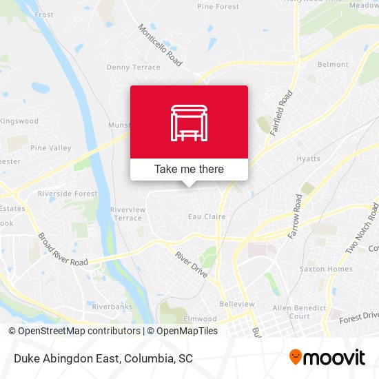 Duke Abingdon East map