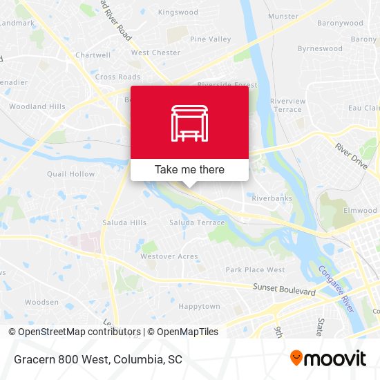 Mapa de Gracern 800 West