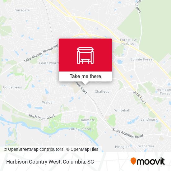 Harbison Country West map