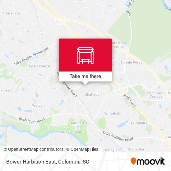 Mapa de Bower Harbison East