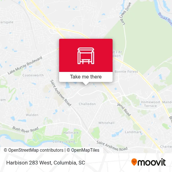 Harbison 283 West map