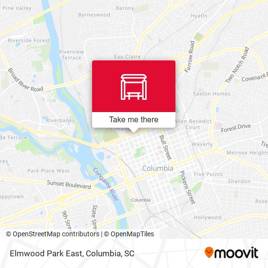 Mapa de Elmwood Park East