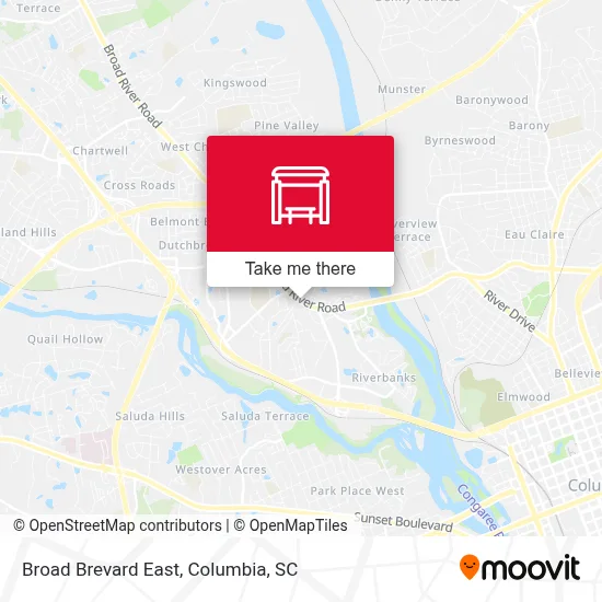 Broad Brevard East map