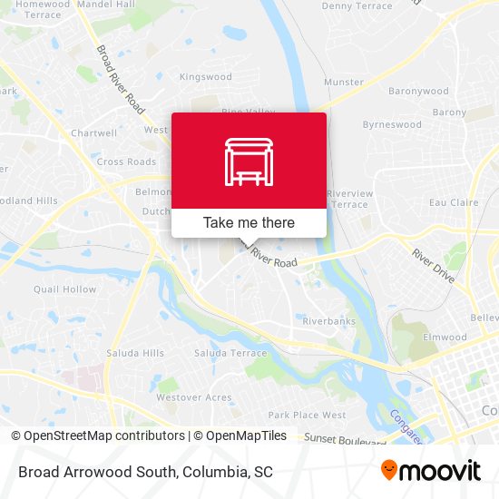 Mapa de Broad Arrowood South