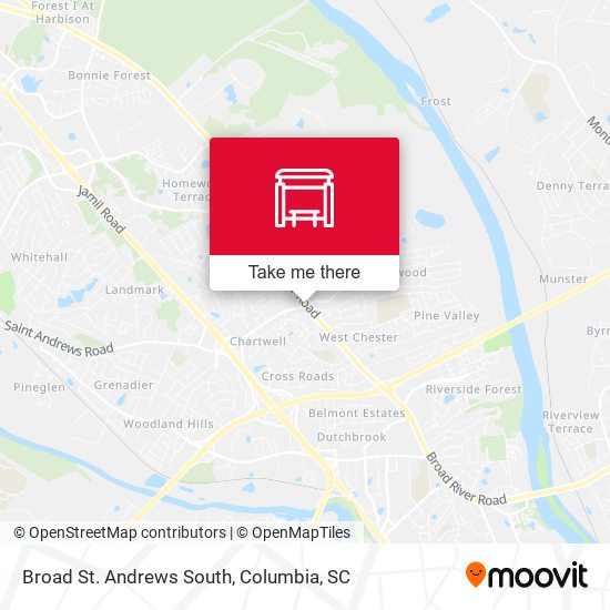 Broad St. Andrews South map