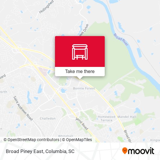 Mapa de Broad Piney East