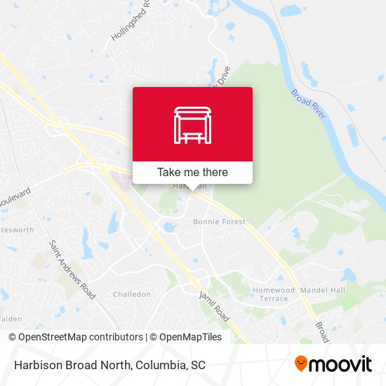 Harbison Broad North map