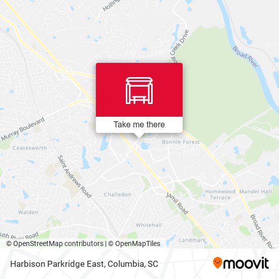 Mapa de Harbison Parkridge East