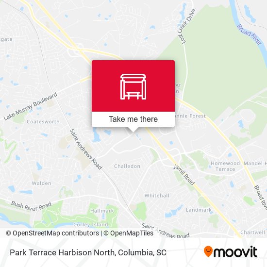 Mapa de Park Terrace Harbison North