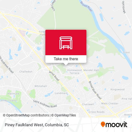 Piney Faulkland West map