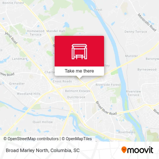 Broad Marley North map