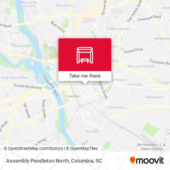 Mapa de Assembly Pendleton North