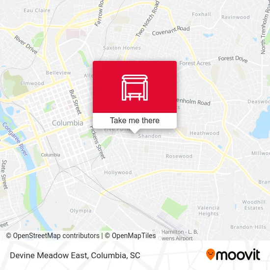 Devine Meadow East map