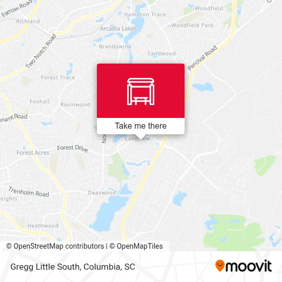 Gregg Little South map