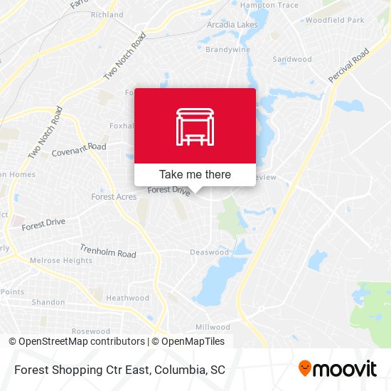 Forest Shopping Ctr East map