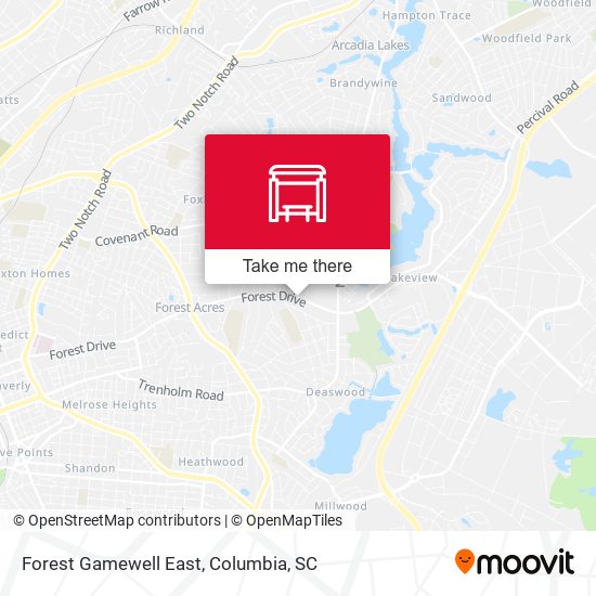 Forest Gamewell East map