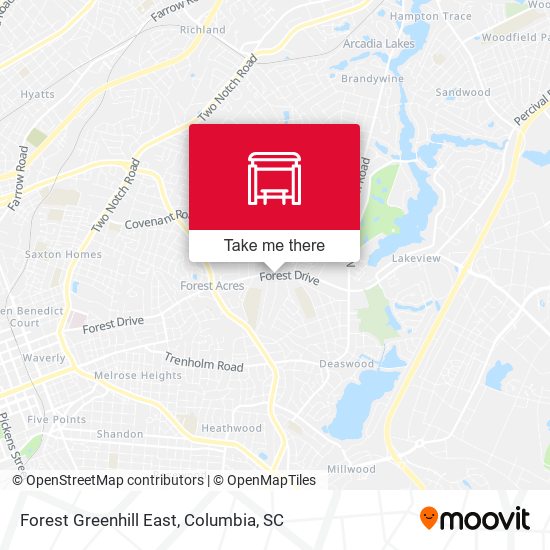 Mapa de Forest Greenhill East
