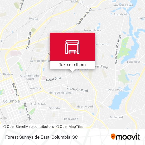 Forest Sunnyside East map