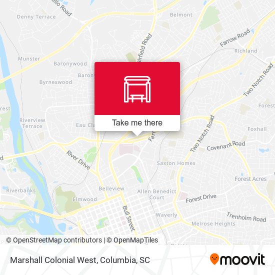 Marshall Colonial West map