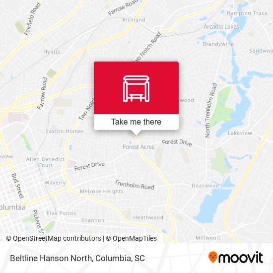 Beltline Hanson North map