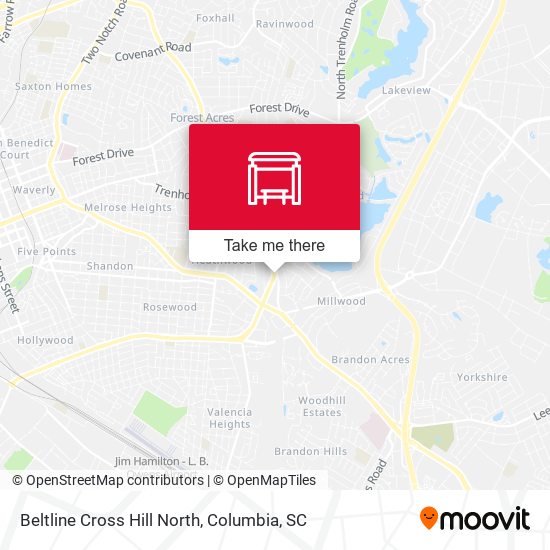 Beltline Cross Hill North map