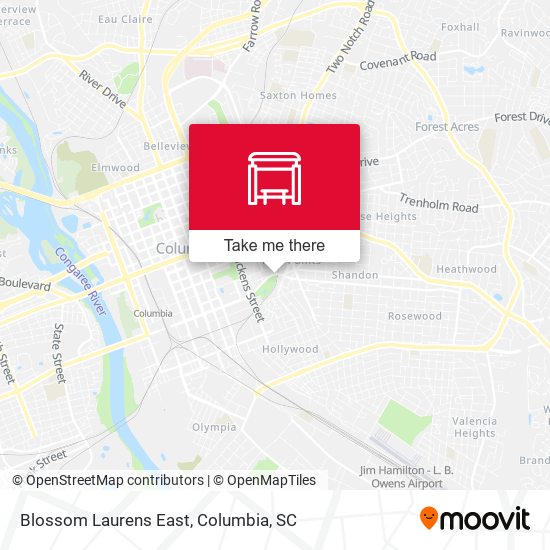 Mapa de Blossom Laurens East