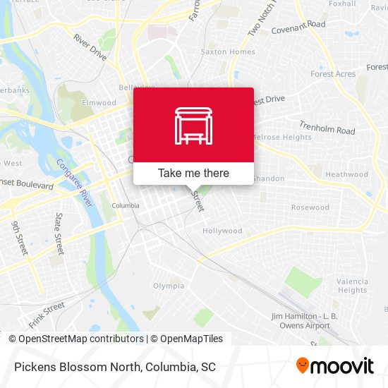 Pickens Blossom North map