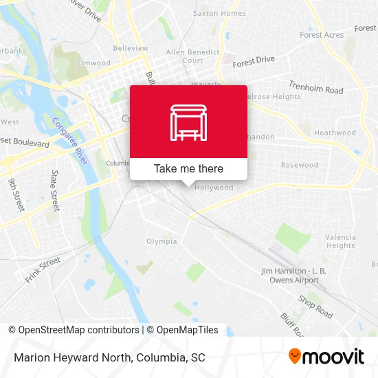 Marion Heyward North map