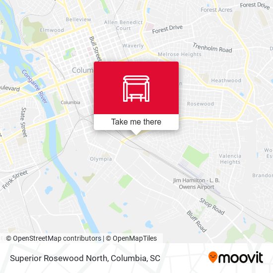 Mapa de Superior Rosewood North
