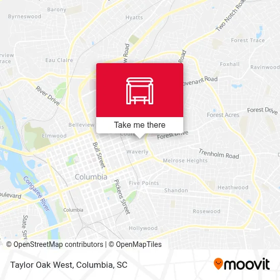 Taylor Oak West map