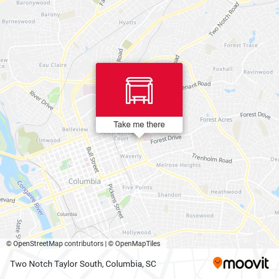 Two Notch Taylor South map