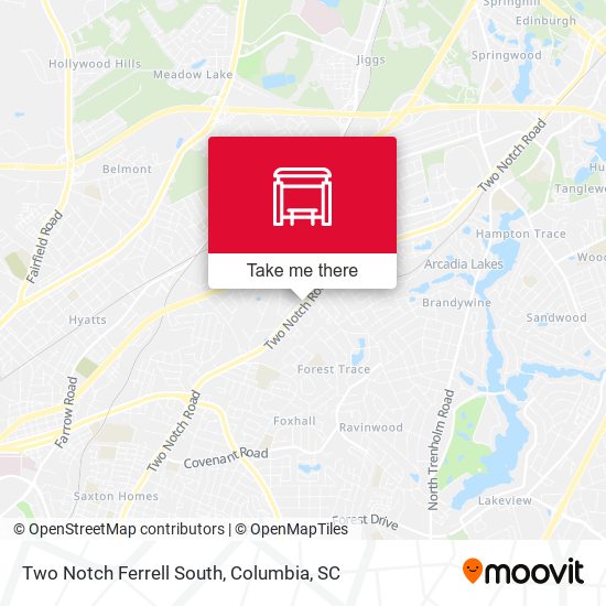 Two Notch Ferrell South map