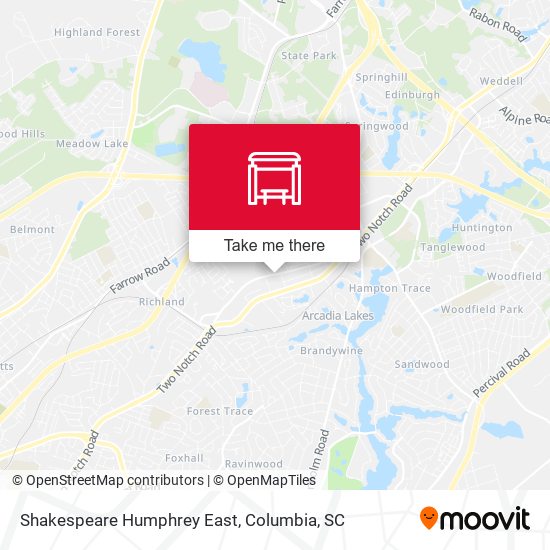 Mapa de Shakespeare Humphrey East