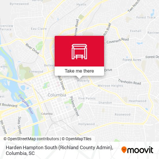 Harden Hampton South (Richland County Admin) map