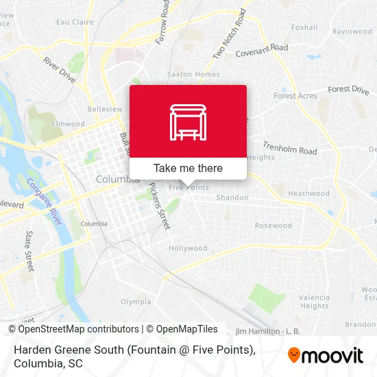 Harden Greene South (Fountain @ Five Points) map